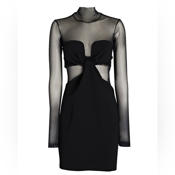 NWT ALC Rita Illusion Tulle & Crepe Mini size 2 - Picture 1 of 1